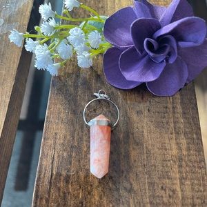 Rose Quartz Crystal Pendant